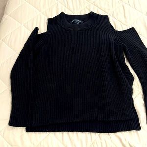 French Connection cold shoulder sweater